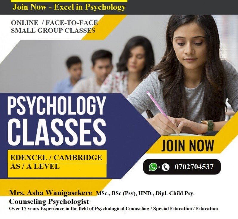 Tuition - Psychology 9990 - Cambridge A/Ls