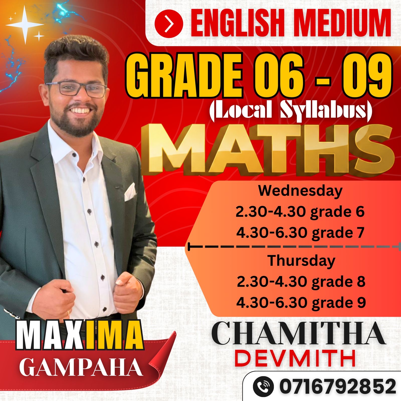 English Medium Maths 6-9