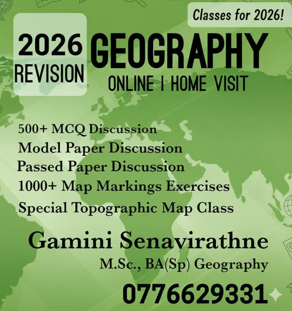AL Geography Revision 2026
