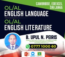 Tuition for OL, AL English Language and Literature Cambridge, Edexcel and National
