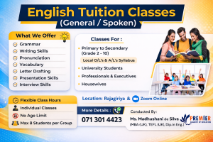 English Classes (General/ Spoken)